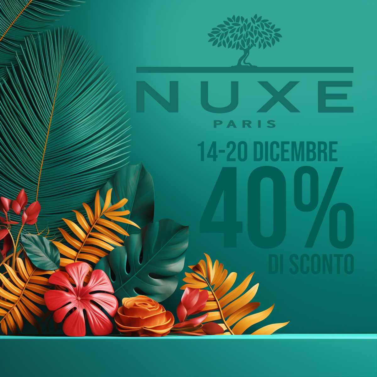 Nuxe ti aspetta in Farmacia con il 40% di sconto.